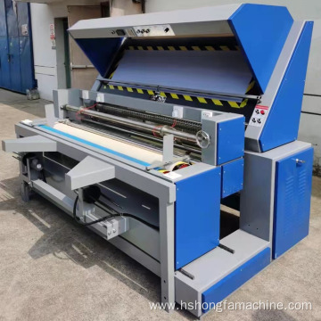 Open-Width Knitted Fabric Tensionless Inspecting Machine